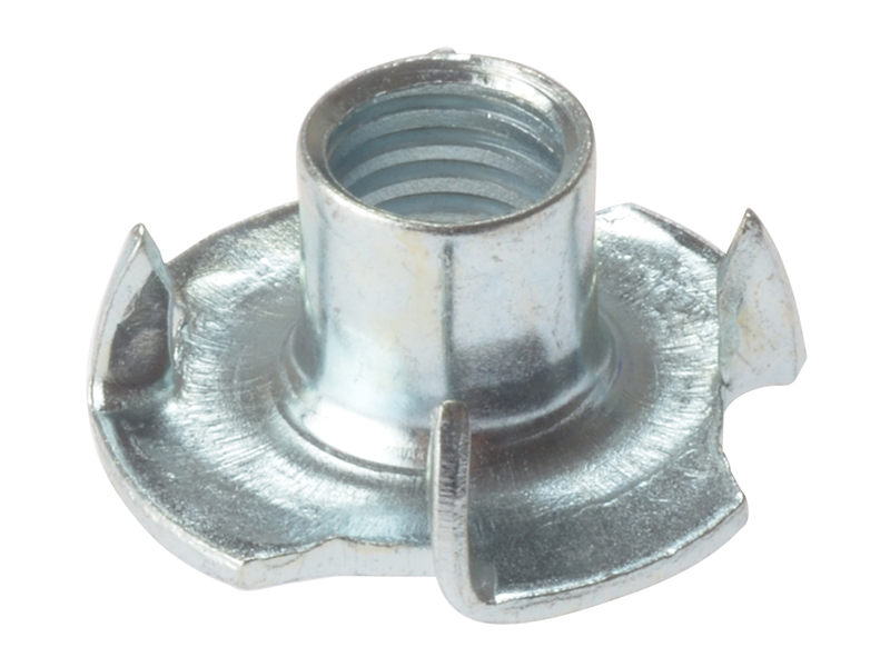 FORPTN8M - Pronged T Nuts ZP M8 Bag 10