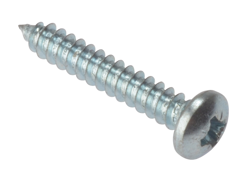 FORSTP588Z - Self-Tapping Screw Pozi Compatible Pan Head ZP 5/8in x 8 Box 200