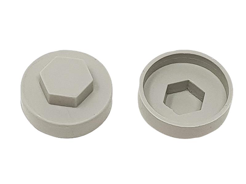FORTFCC16GG - TechFast Cover Cap Goosewing Grey 16mm (Pack 100)