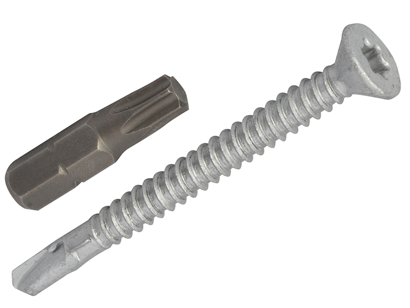 FORTFCL5560 - TechFast Roofing Screw Timber - Steel Light Section 5.5 x 60mm Pack 100