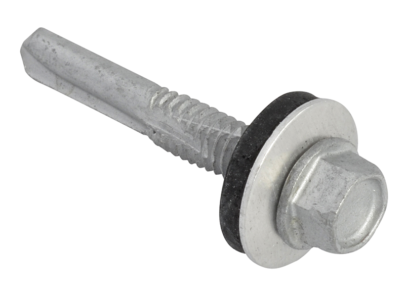 FORTFHH5535 - TechFast Hex Head Roofing Screw Self-Drill Heavy Section 5.5 x 35mm Pack 100