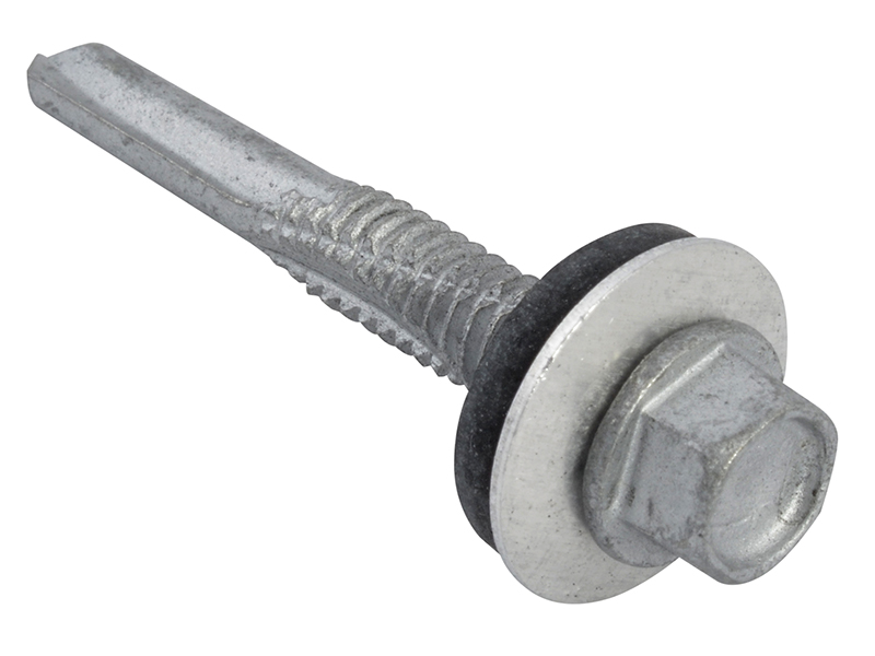 FORTFHH5538 - TechFast Hex Head Roofing Screw Self-Drill Heavy Section 5.5 x 38mm Pack 100