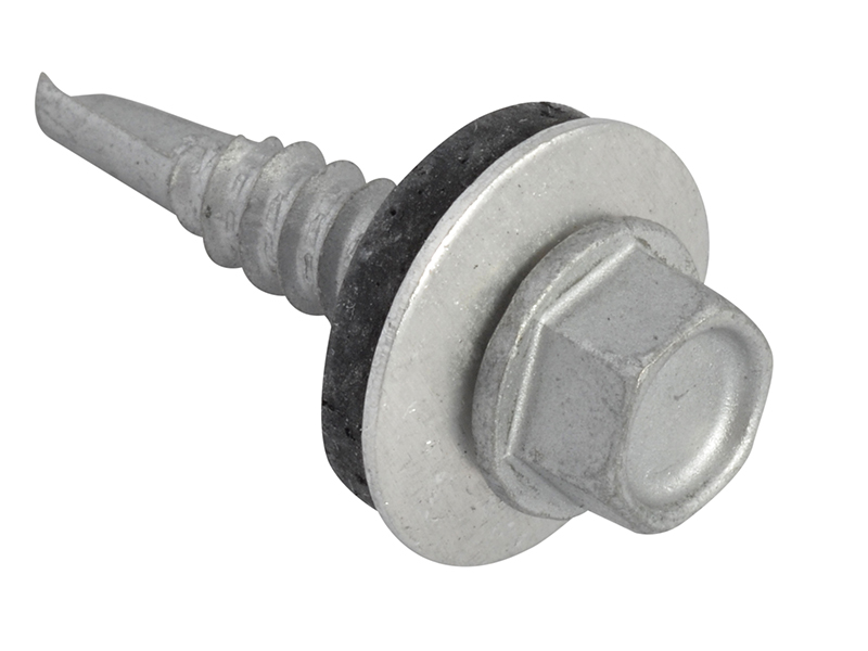 FORTFHL5525 - TechFast Hex Head Roofing Screw Self-Drill Light Section 5.5 x 25mm Pack 100