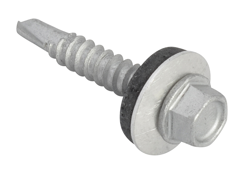 FORTFHL5532 - TechFast Hex Head Roofing Screw Self-Drill Light Section 5.5 x 32mm Pack 100