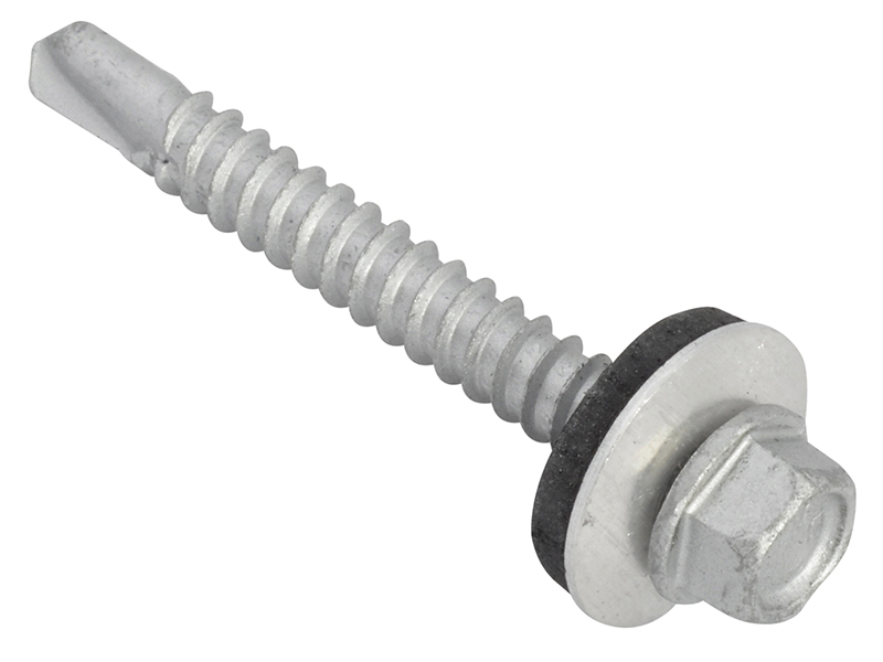 FORTFHL5545 - TechFast Hex Head Roofing Screw Self-Drill Light Section 5.5 x 45mm Pack 100