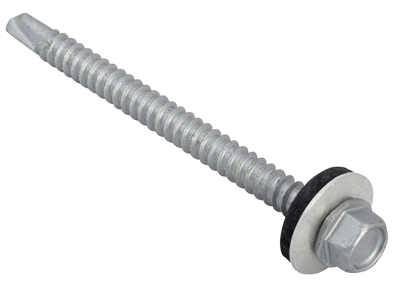 FORTFHL5570 - TechFast Hex Head Roofing Screw Self-Drill Light Section 5.5 x 70mm Pack 50