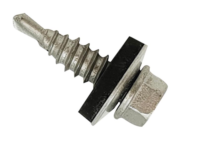 FORTFHWD6322 - TechFast Self-Drilling Stitching Hex Screw & Washer No.1 Tip 6.3 x 22mm Box 100