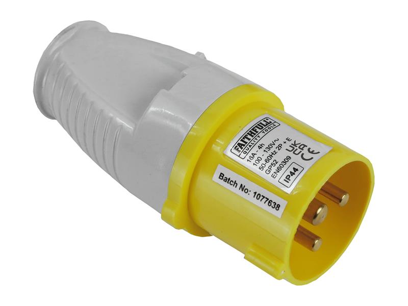 FPPPLUG110 - Yellow Plug 16A 110V