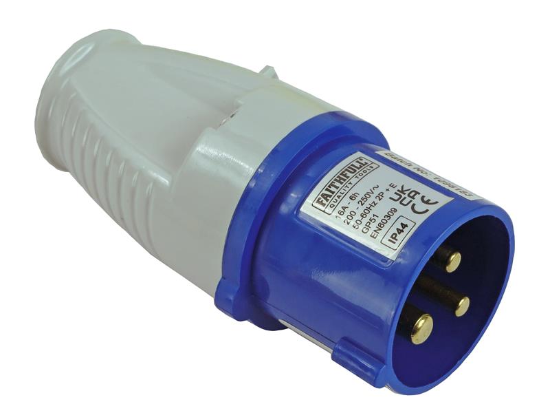 FPPPLUG16AMP - Blue Replacement Plug 16A