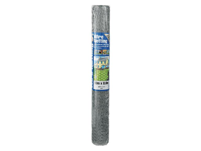 Galvanised Wire Netting 13mm Hexagon 10 x 0.6m
