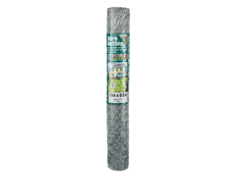 Galvanised Wire Netting 25mm Hexagon 10 x 0.6m