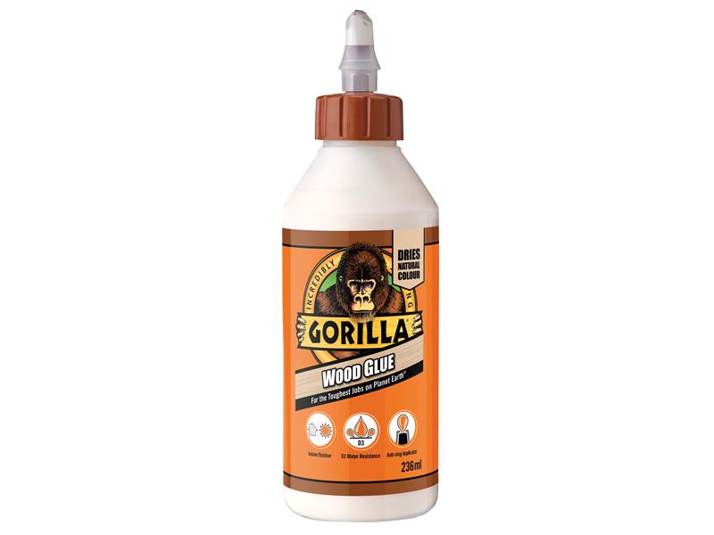 GRGGWG236 - Gorilla PVA Wood Glue 236ml