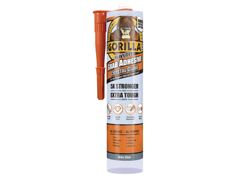 GRGHDGA270CL - Gorilla Heavy-Duty Grab Adhesive Clear 270ml