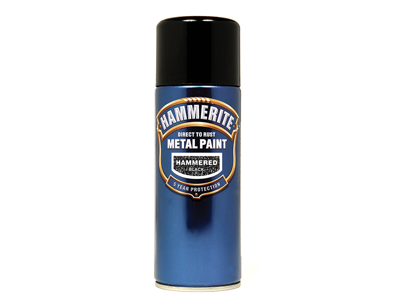 HMMHFBLAERO - Direct to Rust Hammered Finish Aerosol Black 400ml