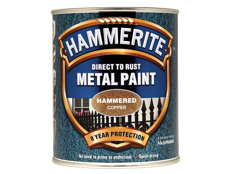 HMMHFCO750 - Direct to Rust Hammered Finish Metal Paint Copper 750ml