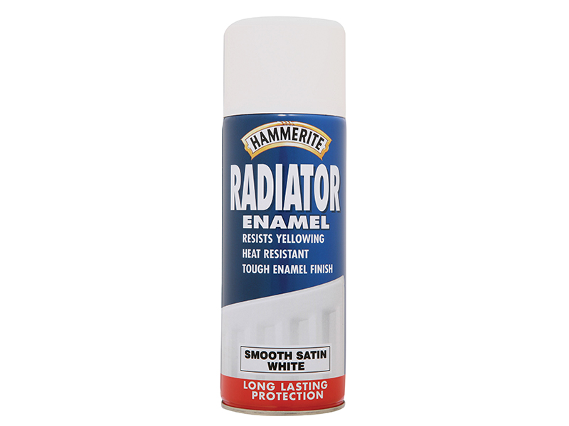 HMMRESAERO - Radiator Enamel Aerosol Satin White 400ml