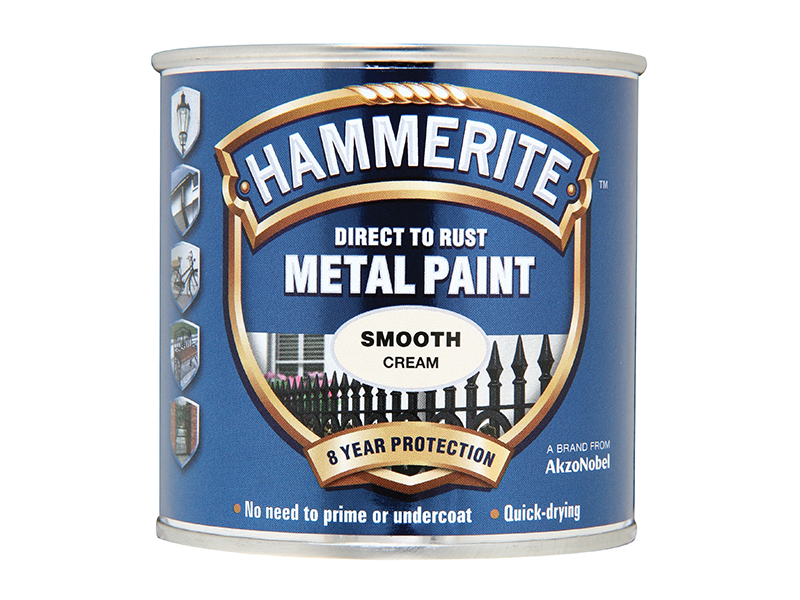HMMSFCR250 - Direct to Rust Smooth Finish Metal Paint Cream 250ml