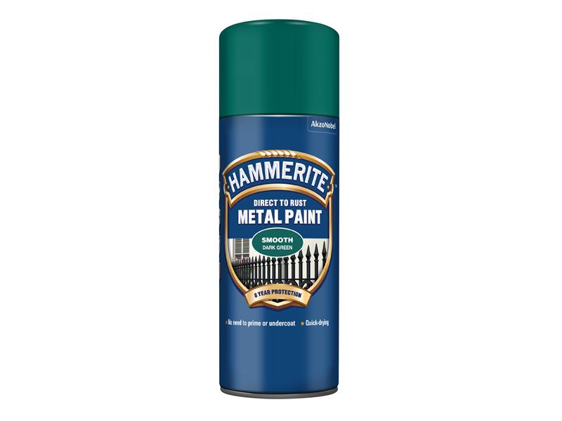 Direct to Rust Smooth Finish Aerosol Dark Green 400ml