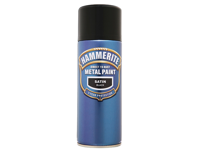 HMMSFSBAERO - Direct to Rust Smooth Finish Aerosol Satin Black 400ml