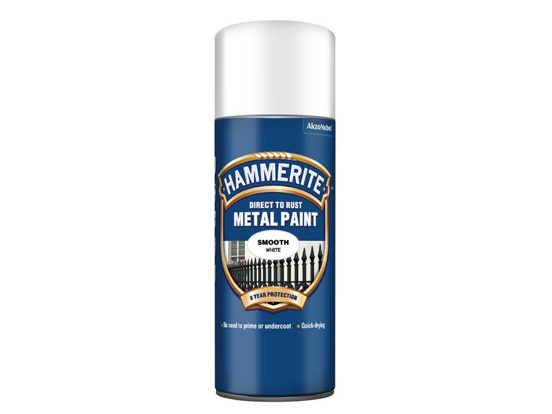 Direct to Rust Smooth Finish Aerosol White 400ml