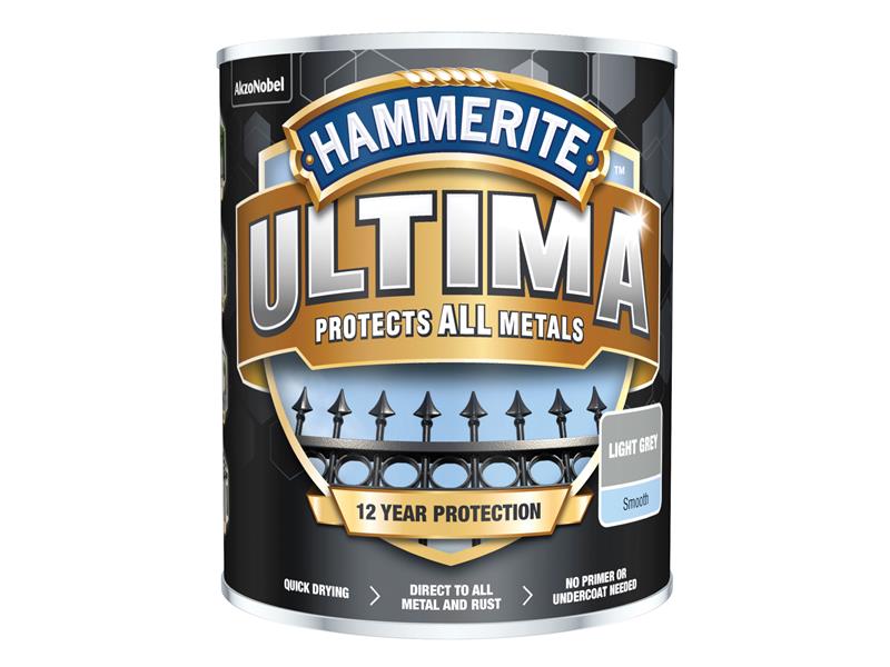 HMMUMSLG750 - Ultima Metal Paint Smooth Light Grey 750ml