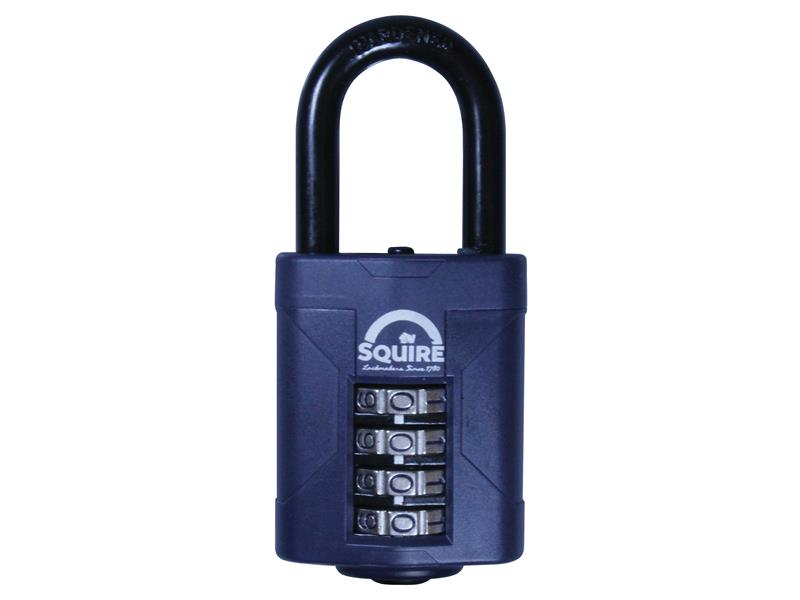 HSQCP5015 - CP50/1.5 Combination Padlock 4-Wheel 50mm Long Shackle 38mm