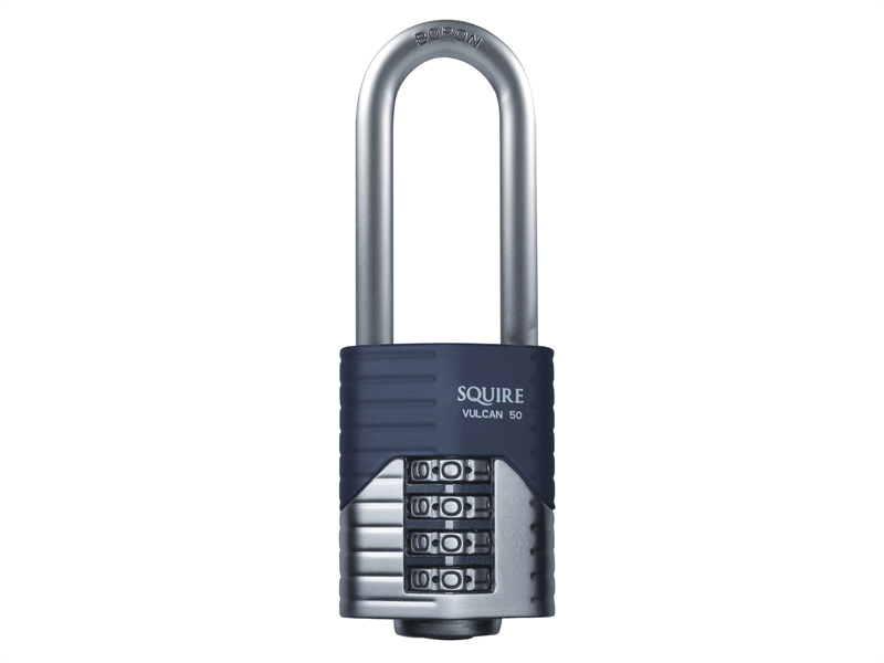 HSQVC50LS - Vulcan Long Boron Shackle Combination Padlock 50mm