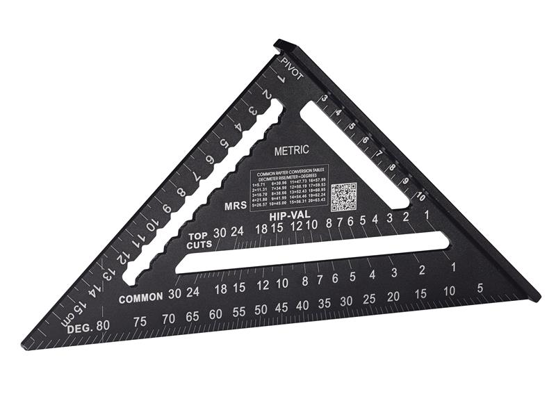 HUL257010 - Metric Rafter Square 18cm