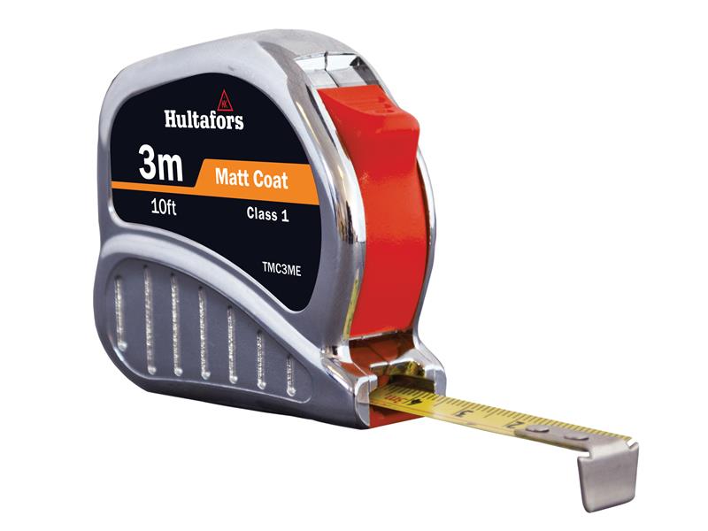 HUL368013 - TM3ME Chrome Tri-Matic Pocket Tape 3m/10ft (Width 13mm)