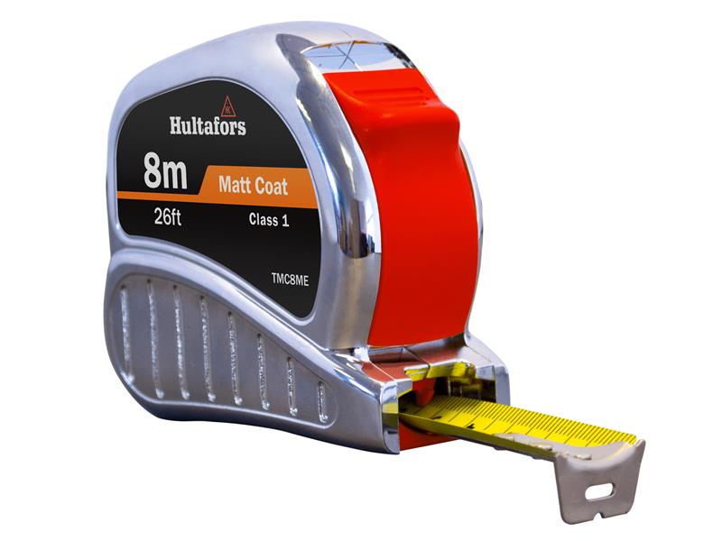 HUL368213 - TM8ME Chrome Tri-Matic Pocket Tape 8m/26ft (Width 25mm)