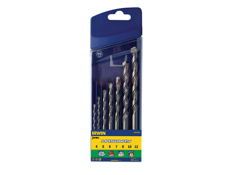 Masonry Drill Bit Set 7 Piece 4-12mm
