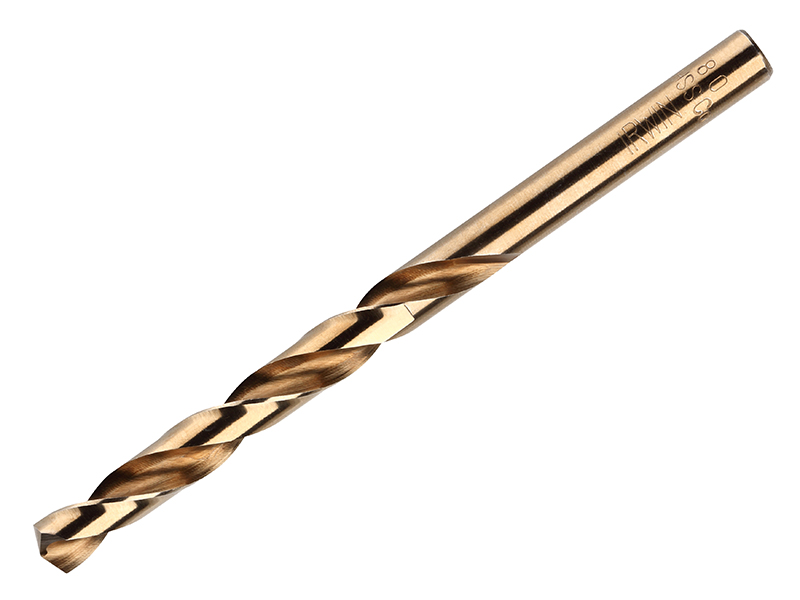 IRW10502529 - HSS Cobalt Drill Bits (10) 5.5mm OL:93mm WL:57mm