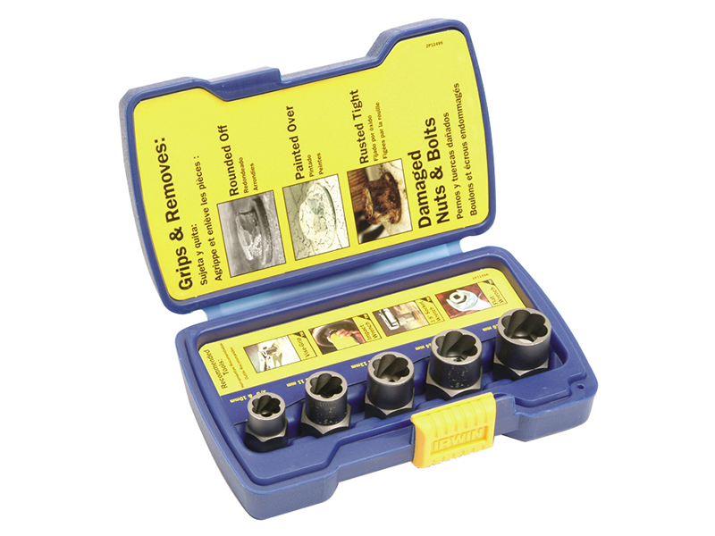 Bolt Grip Fastener Remover Base Set 5 Piece