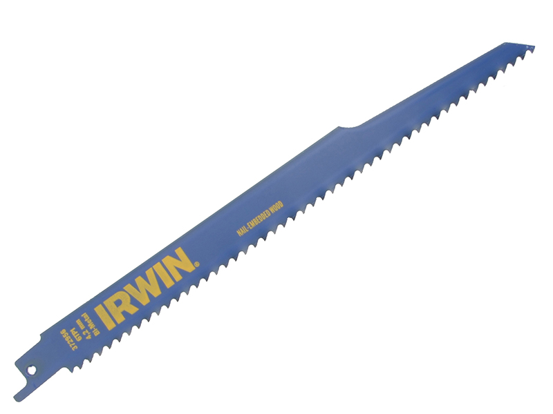 IRW10506430 - Sabre Saw Blade Nail Embedded Wood 956R 225mm Pack of 2