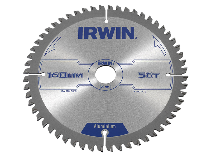 IRW1907772 - Professional Aluminium Circular Saw Blade 160 x 20mm x 56T TCG