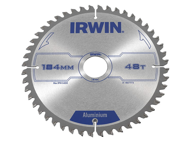 IRW1907773 - Professional Aluminium Circular Saw Blade 184 x 30mm x 48T TCG