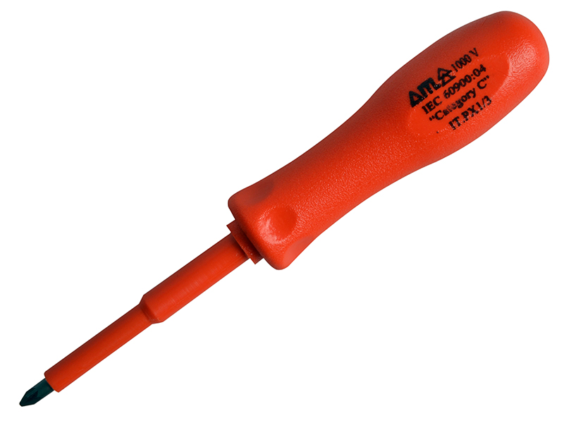 ITL01980 - Insulated Screwdriver Pozi No.1 x 75mm (3in)