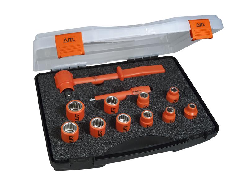 ITL03100 - Insulated Socket Set of 12 1/2in Drive