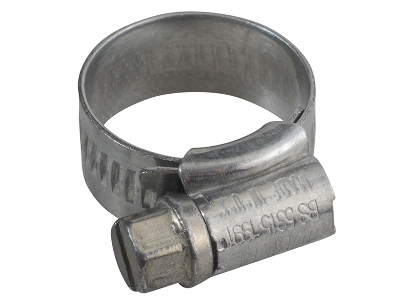 JUB00 - 00 Zinc Protected Hose Clip 13 - 20mm (1/2 - 3/4in)