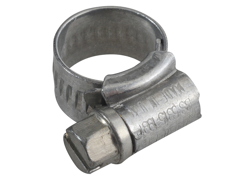 JUB000 - 000 Zinc Protected Hose Clip 9.5 - 12mm (3/8 - 1/2in)