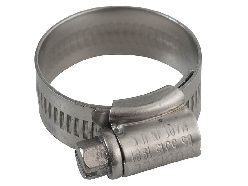 JUB1ASS - 1A Stainless Steel Hose Clip 22 - 30mm (7/8 - 1.1/8in)