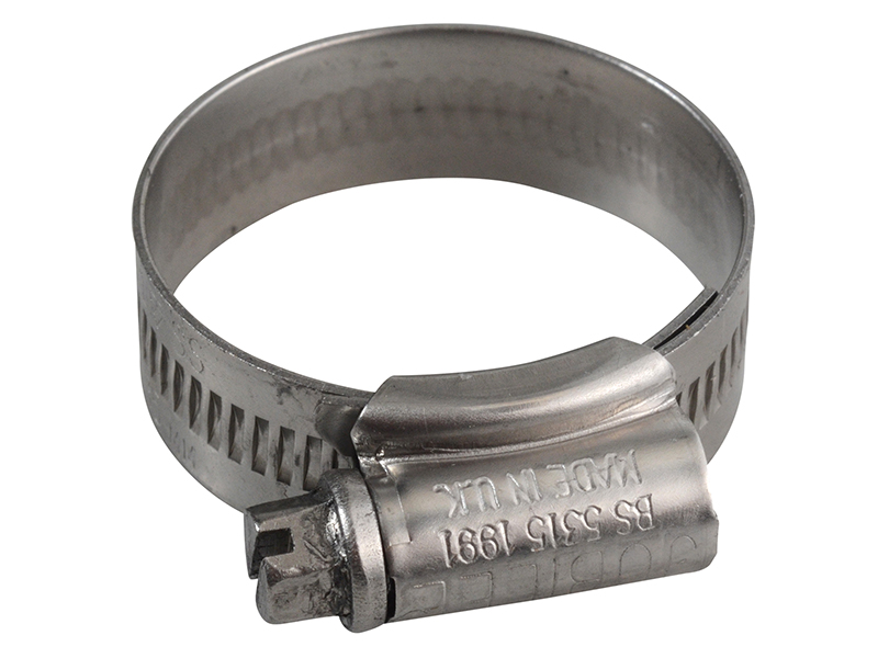 JUB1SS - 1 Stainless Steel Hose Clip 25 - 35mm (1 - 1.3/8in)
