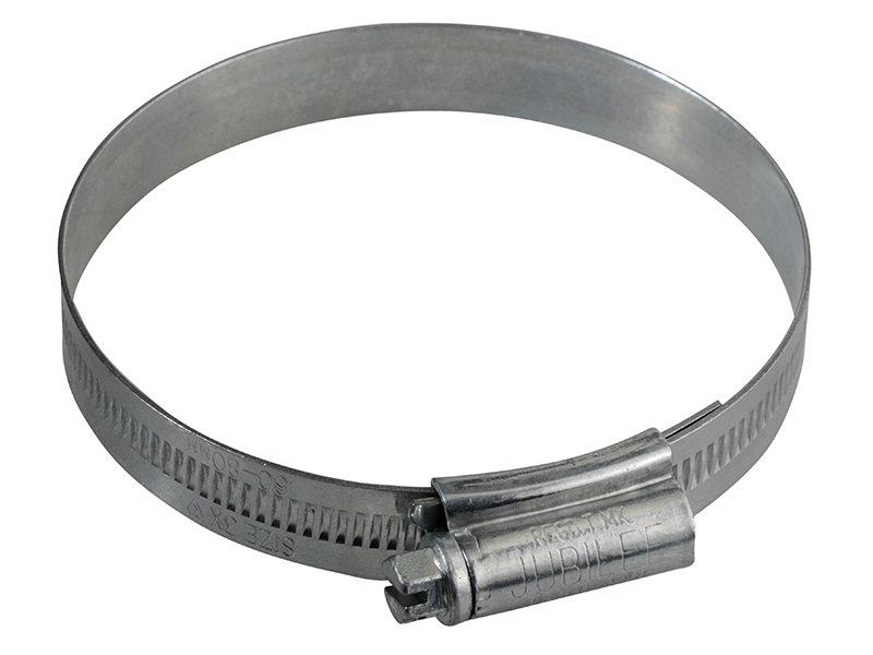 JUB3X - 3X Zinc Protected Hose Clip 60 - 80mm (2.3/8 - 3.1/8in)
