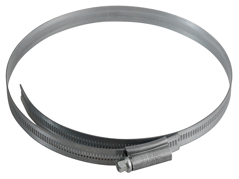 JUB7 - 7in Zinc Protected Hose Clip 135 - 165mm (5.1/4 - 6.1/2in)
