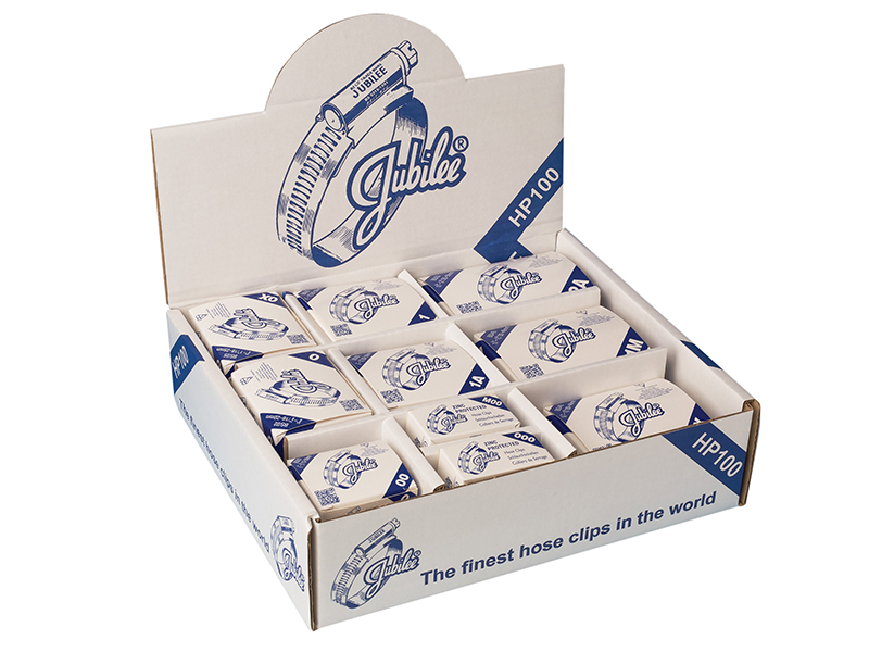 JUBHP100 - HP100 Handy Pack Assorted 100 Clips (Mild Steel)