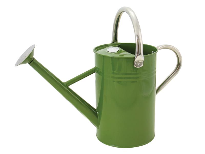 K/S34882 - Metal Watering Can Tweed Green 4.5 litre