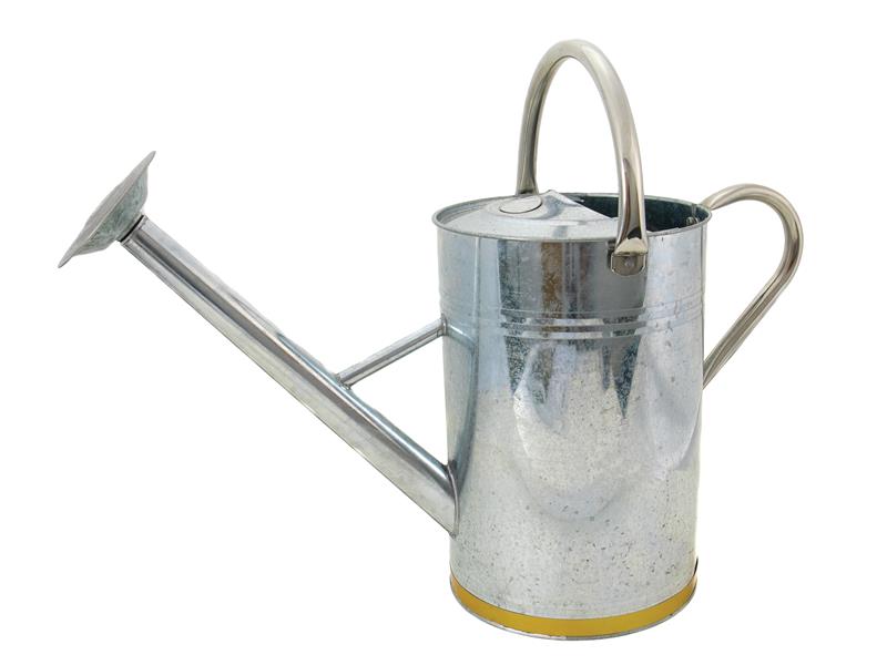K/S34910 - Metal Watering Can Galvanised Steel 9 litre