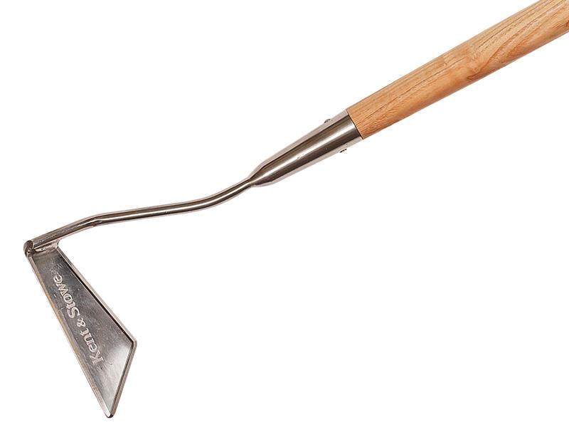 Stainless Steel Long Handled 3-Edged Hoe FSC