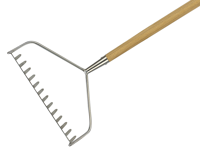 Stainless Steel Long Handled Soil Rake FSC