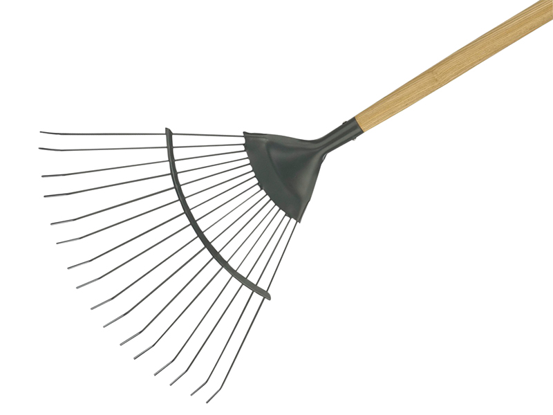 Carbon Steel Long Handled Lawn & Leaf Rake FSC